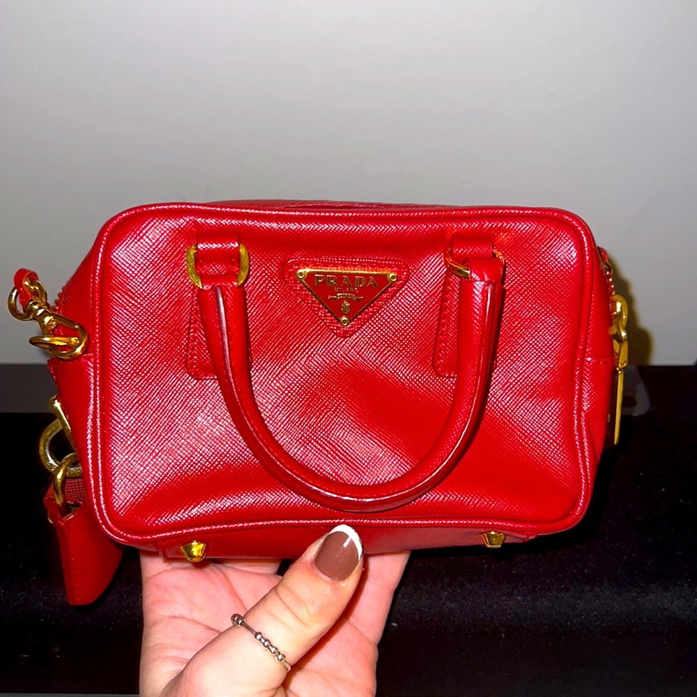 Mini Red Authentic Crossbody Prada bag